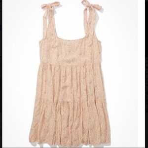 AE Floral Tie Strap Summer Dress